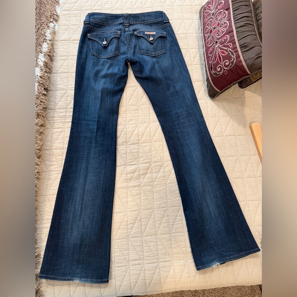 Hudson Jeans Dark Blue Flare Women's Jeans - Picture 2 of 5
